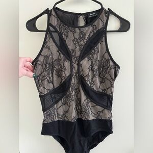 Bardot lace bodysuit- never worn